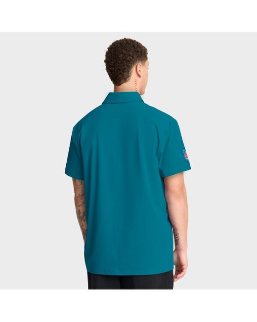 Nike Blue Jacksonville Jaguars Sideline City Pride Woven Performance Polo Shirt for men
