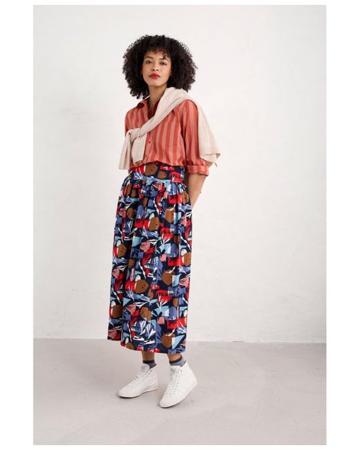 Seasalt Cornwall White Mevagissey Skirt