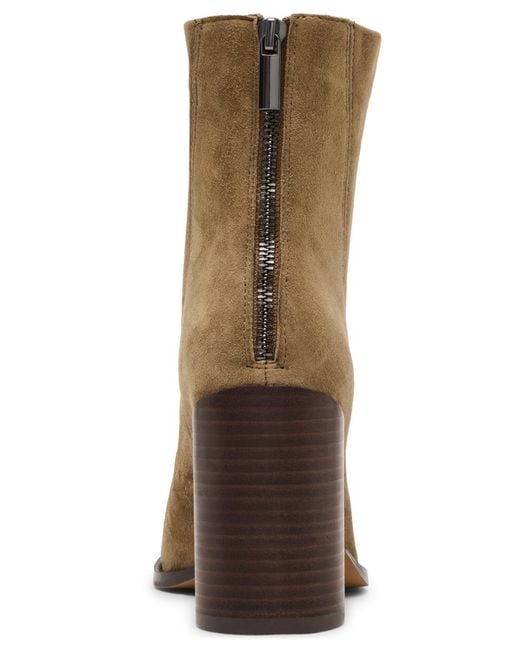 Steve Madden Brown Obsession Block-heel Booties