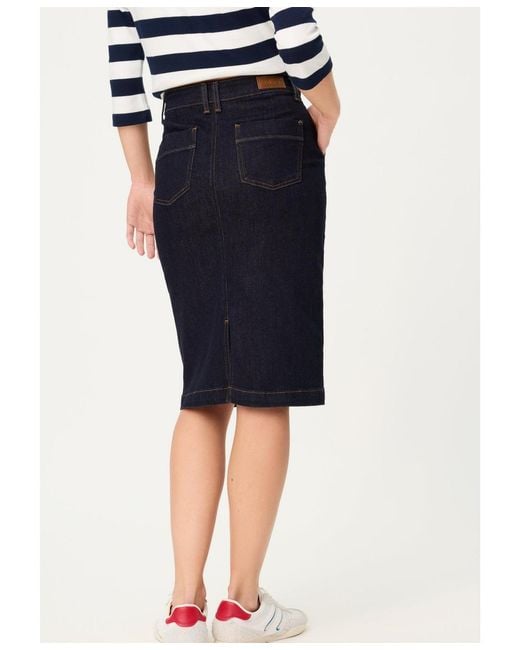 Olsen Blue Skirt