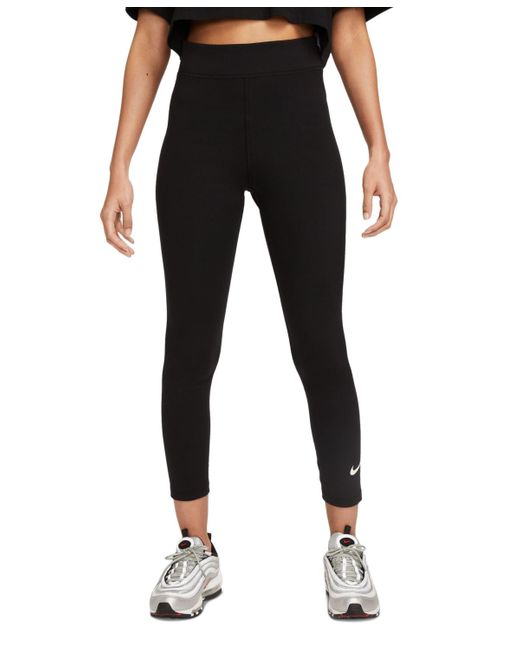 Nike Black Sportswear Classic High-waisted 7/8 leggings Polyester