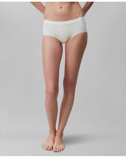 Calvin Klein White Bonded Flex Boyshort Underwear Qd3961