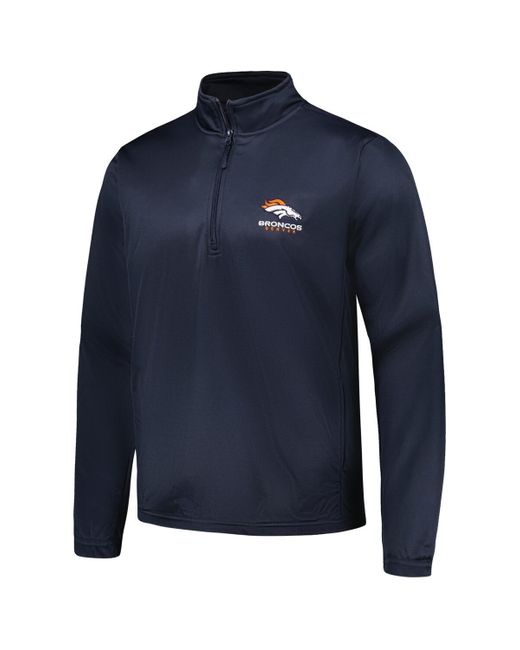 Dunbrooke Denver Broncos All star Tech Quarter zip Sweatshirt in
