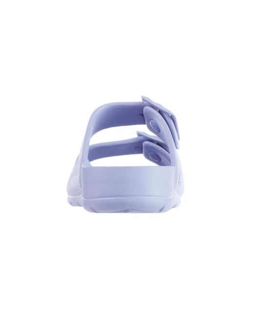 Totes Blue Double Buckle Adjustable Slide