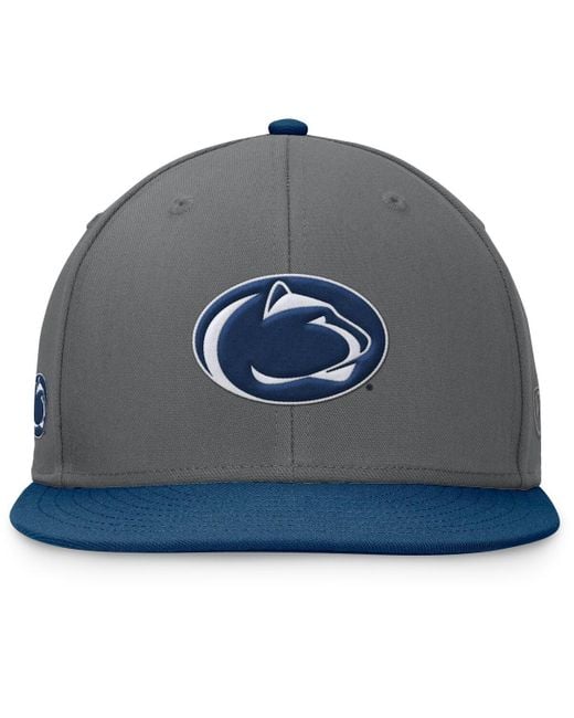 Top Of The World Blue Gray/navy Penn State Nittany Lions Rally Two-tone Fitted Hat for men