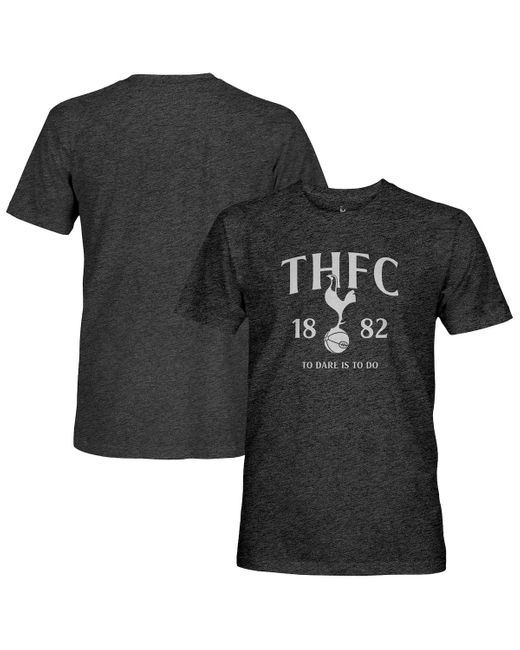 1863fc Black Tottenham Hotspur Established Location Tri-blend T-shirt for men