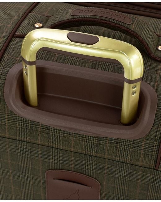 London Fog Green Brentwood Iv 20" Expandable Spinner Carry-on Softside