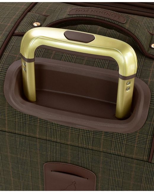 London Fog Green Brentwood Iv 29" Expandable Spinner Softside