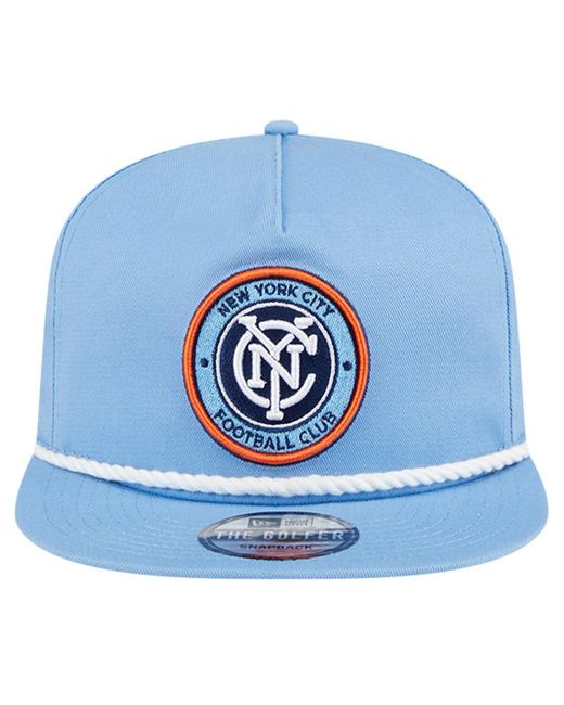 KTZ Blue New York City Fc The Golfer Kickoff Collection Adjustable Hat for men