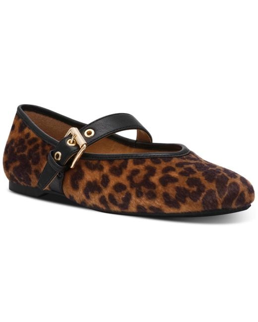 Dolce Vita Brown Mulaney Buckle Mary Jane Flats