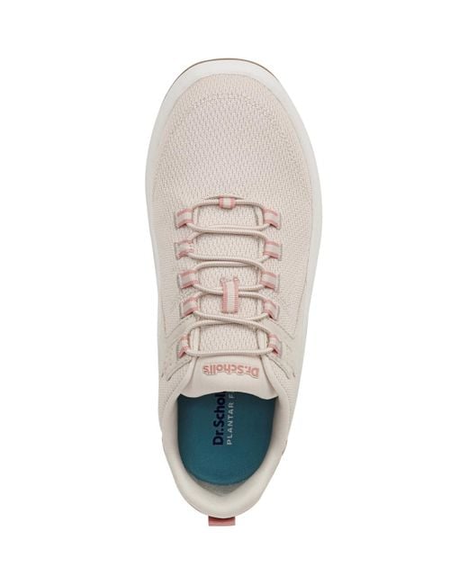 Dr. Scholls White Feel At Ease Plantar Fasciitis Slip On Sneakers