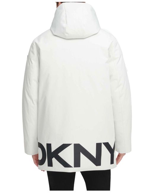 DKNY Synthetic Full-length Hooded Parka, Created For Macy's for Men - Lyst