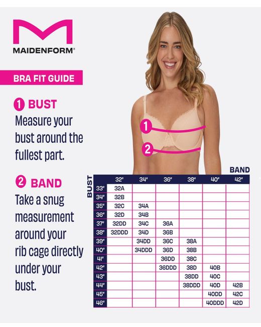 Maidenform Black Barely There Full-coverage Bra Dm2500