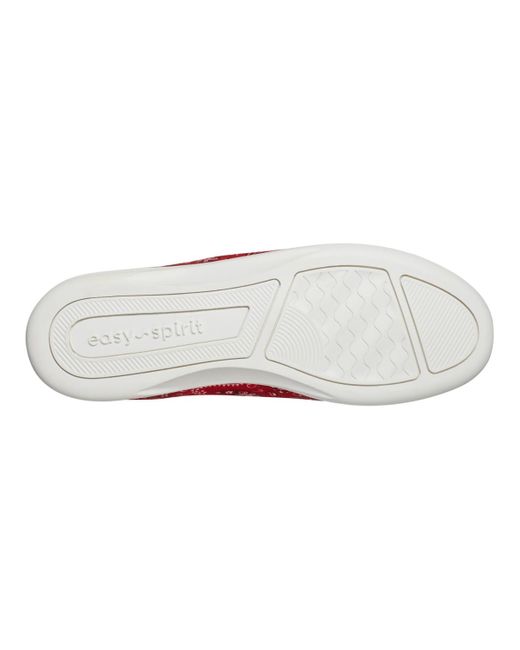 Easy Spirit Red Ap Lightweight Walking Sneakers