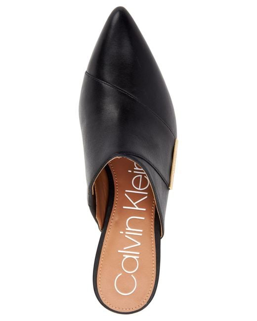 Calvin klein grecia mules sales