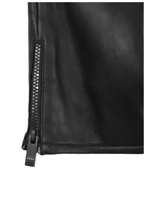 Calvin Klein Black Side Zipper Gloves for men
