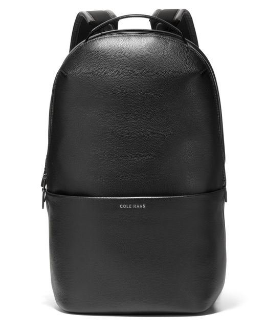 Cole Haan Leather Triboro Backpack in Black for Men | Lyst