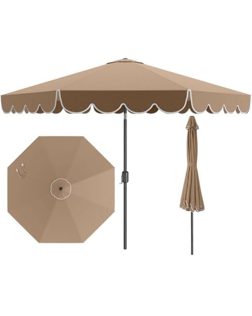 Mecale Multicolor 10 Feet Patio Umbrella Outdoor Market Umbrella