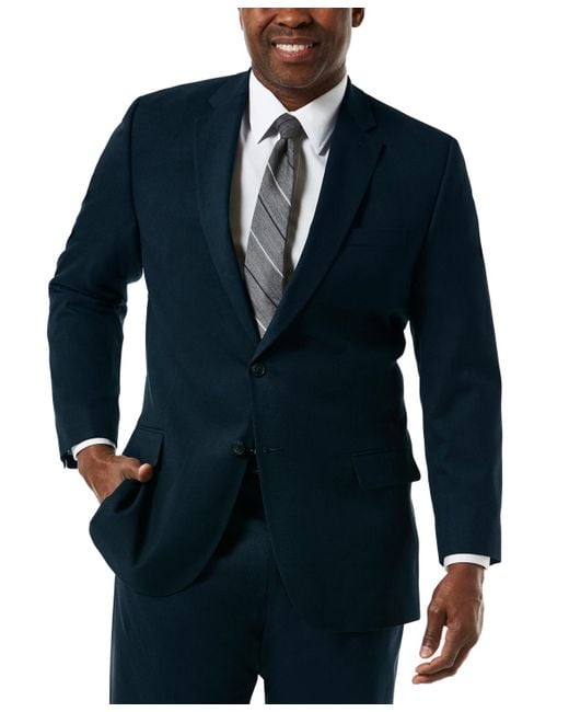 Haggar Blue Big And Tall Classic Suit Separates Jacket for men