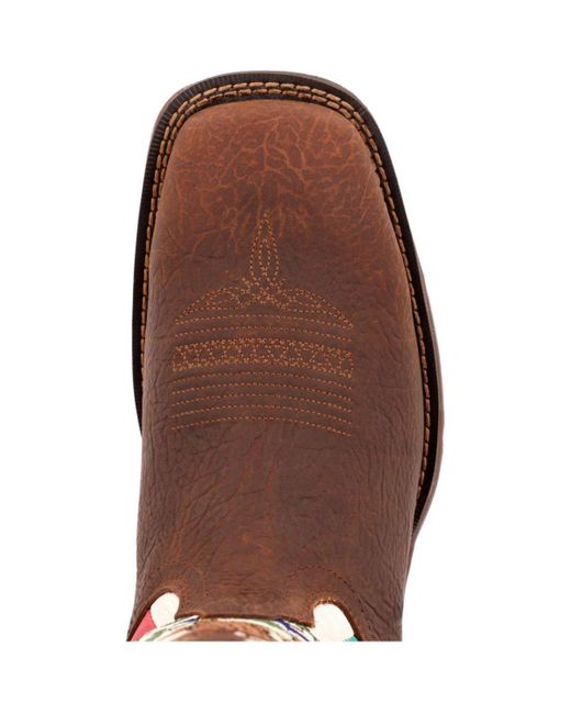 Durango Multicolor Rebel By Mexico Flag Western Boot for men