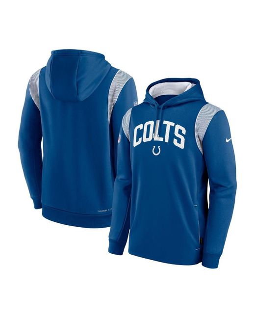 Indianapolis Colts Tommy Hilfiger Quarter-Zip Pullover Hoodie - Royal