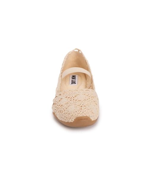 Muk Luks Women's Natural Shelby Ballerina Shoe