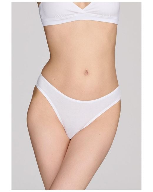 CUUP White The Thong- Cotton