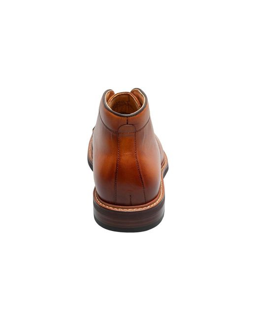 Florsheim Brown Anthem Plain Toe Chukka Boot for men