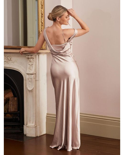 Six Stories Asymmetric Bardot Satin Bridesmaid Dress | Lyst Six Stories Asymmetric Bardot Satin Bridesmaid Dress | Lyst