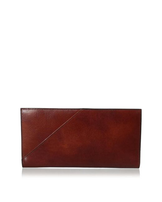 Bosca Red Old Leather Collection Case for men