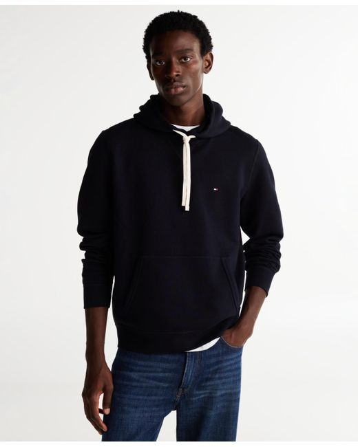 Tommy Hilfiger Blue Essential Fleece Hoodie for men