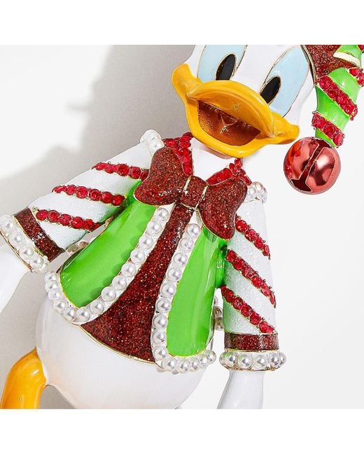 BaubleBar White Donald Duck Mickey And Friends Holiday Bag Charm