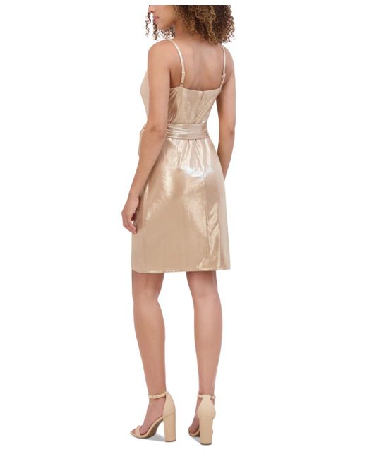 Siena Jewelry Natural Metallic Sheath Dress