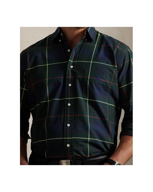 Polo Ralph Lauren Multicolor Big & Tall Plaid Oxford Shirt for men