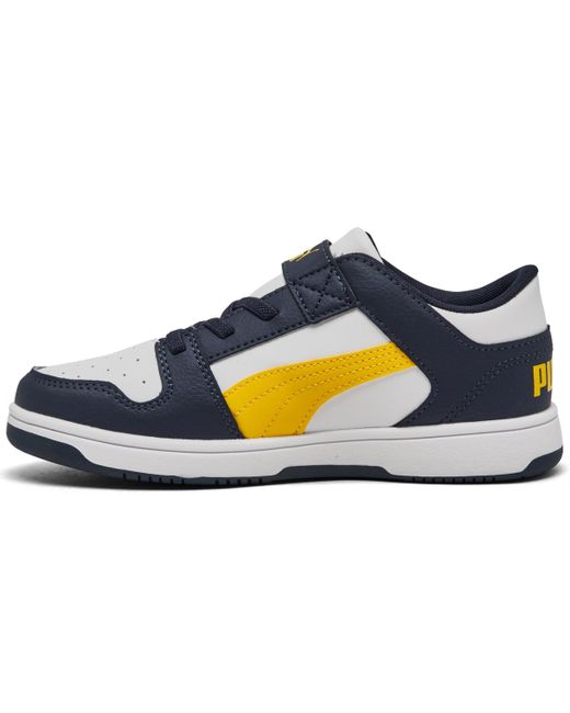 PUMA Blue Little Kids' Rebound Layup Low Casual Sneakers From Finish Line for men