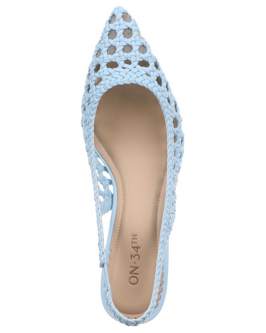 On 34th Blue Monikaa Pointed-toe Pumps