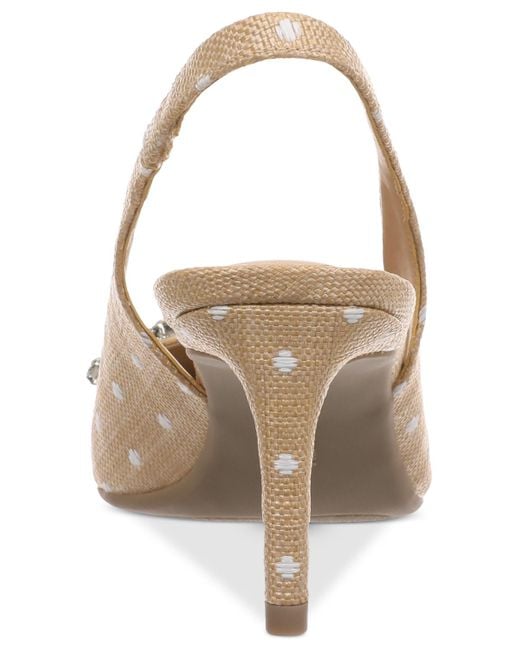 On 34th White Monikaa Slingback Pumps