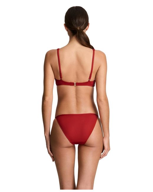 Ralph Lauren Red Logo Hipster Bikini Swim Bottoms