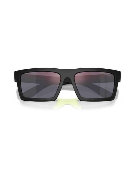 Prada Linea Rossa Brown Large Sunglasses for men
