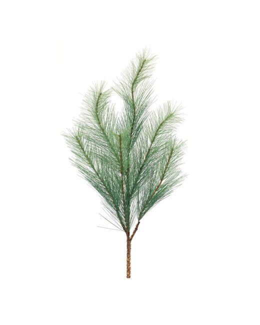Slickblue Green Long Needle Pine Spray (set Of 6)