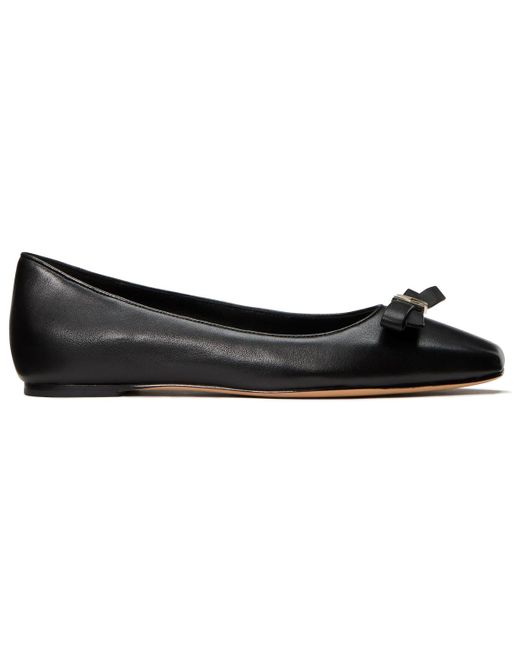 Kate Spade Black Deco Bow Flats