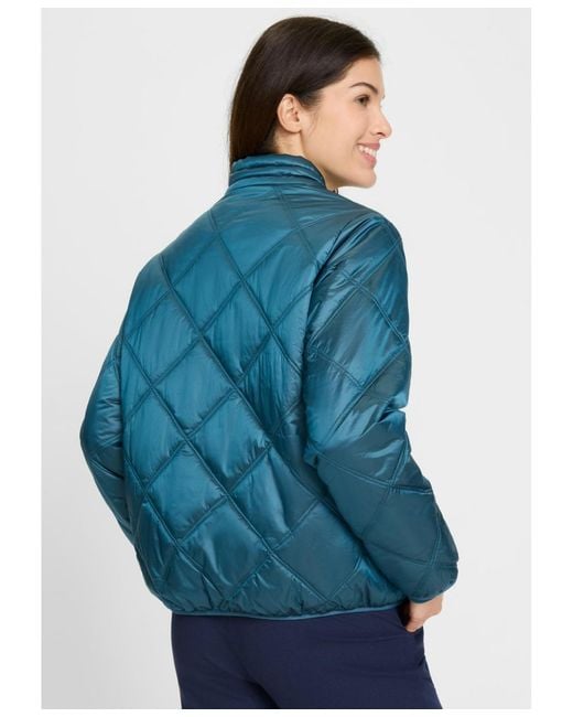 Olsen Blue Diamond Quilted Jacket