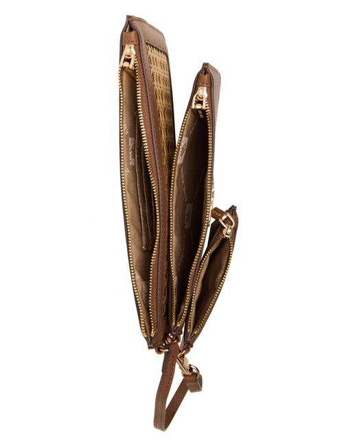 Anne Klein Brown Trifold Pouch Set