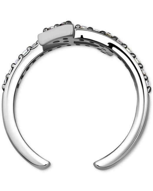 Giani Bernini Metallic Cubic Zirconia Arrow Bypass Adjustable Toe Ring