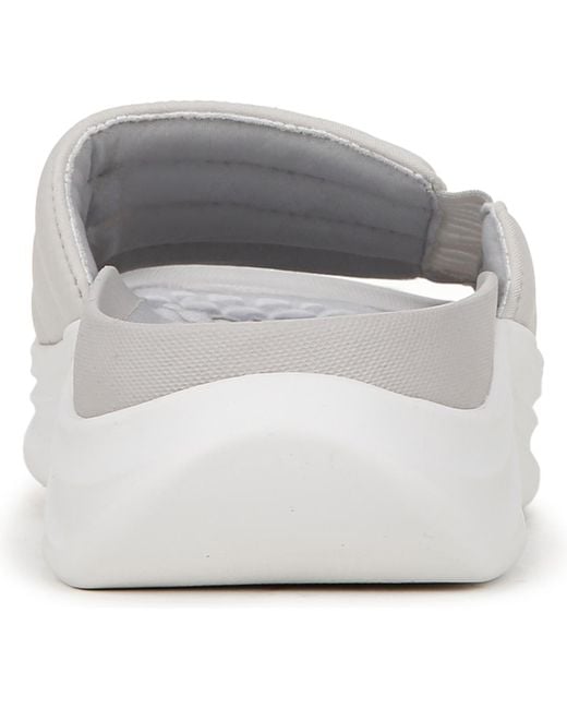 Dr. Scholls Gray Feel Free Recovery Slide Sandals