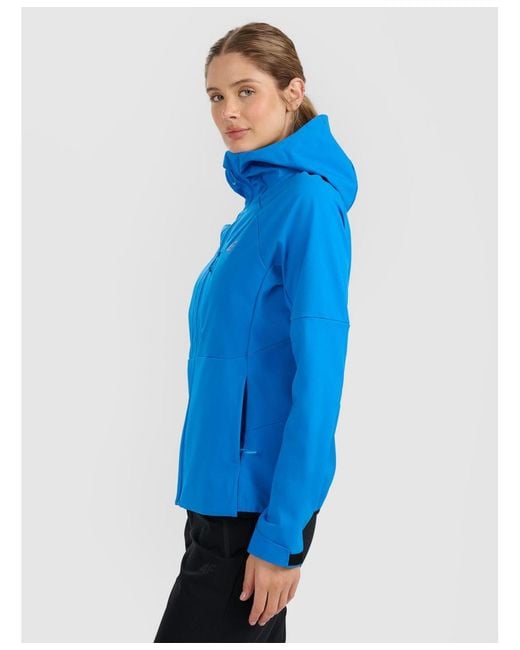 4F Blue Windproof Softshell Jacket Membrane