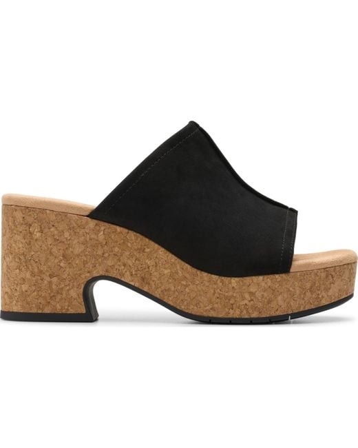 Clarks Black Collection Nerisa Vine Wedge Sandals