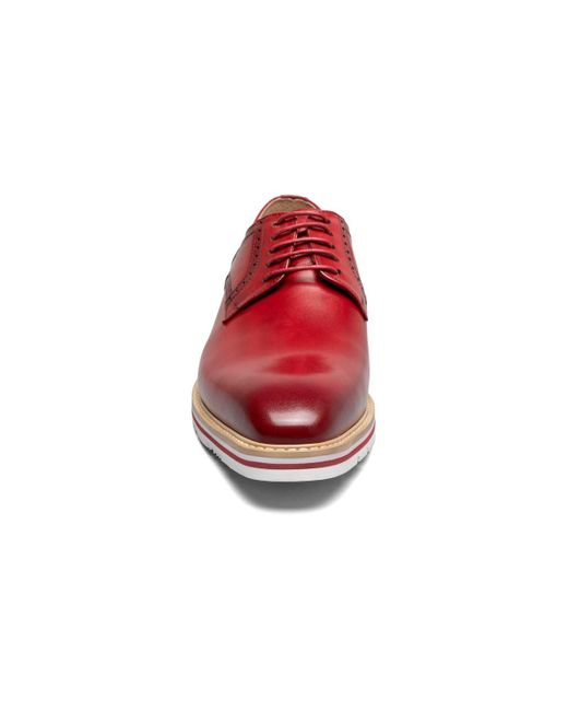 Stacy Adams Red Barringer Plain Toe Oxford for men