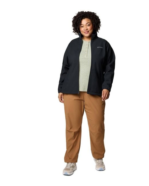 Columbia Blue Plus Size Kruser Ridge Iii Softshell Jacket