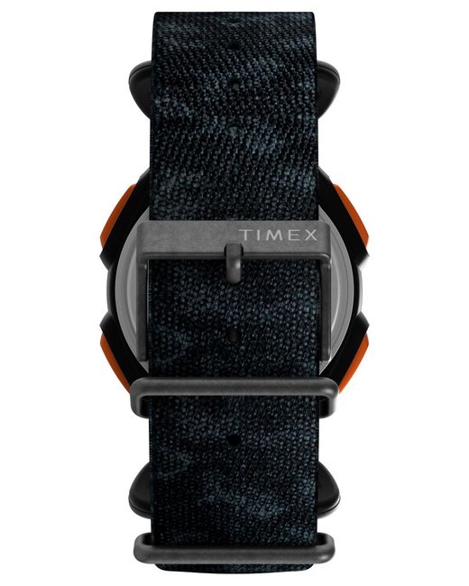 Timex Black Quartz Digital Leather Watch for men